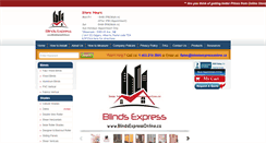 Desktop Screenshot of blindsexpressonline.ca